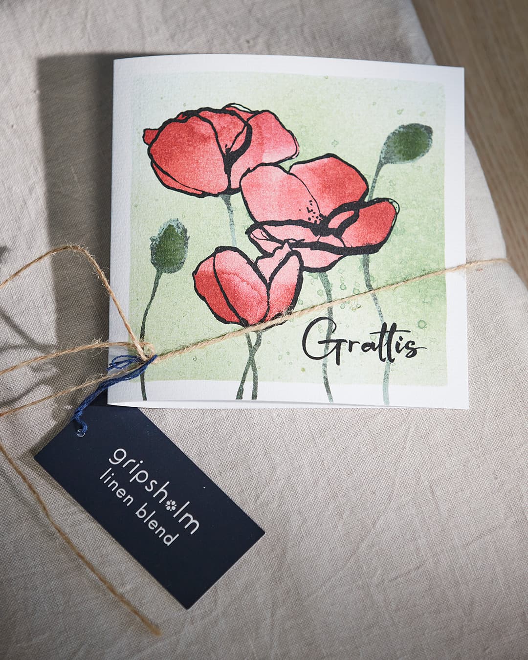 GRIPSHOLM GRATULATIONSKORTR - GRATTIS